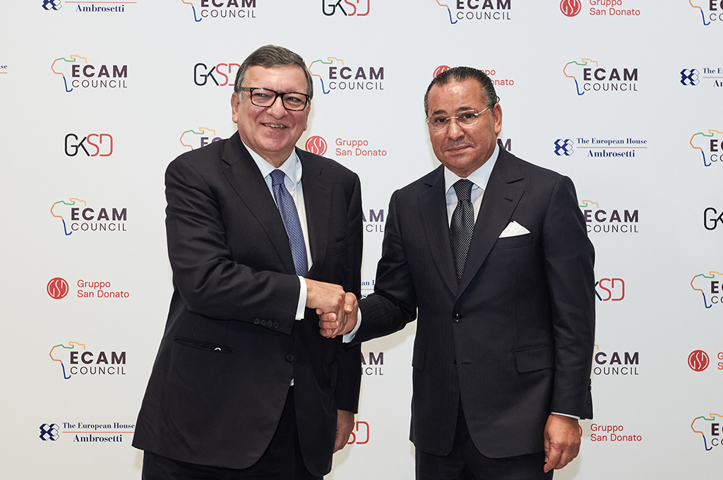 Chairman Kamel Ghribi with José Manuel Barroso, President of GAVI