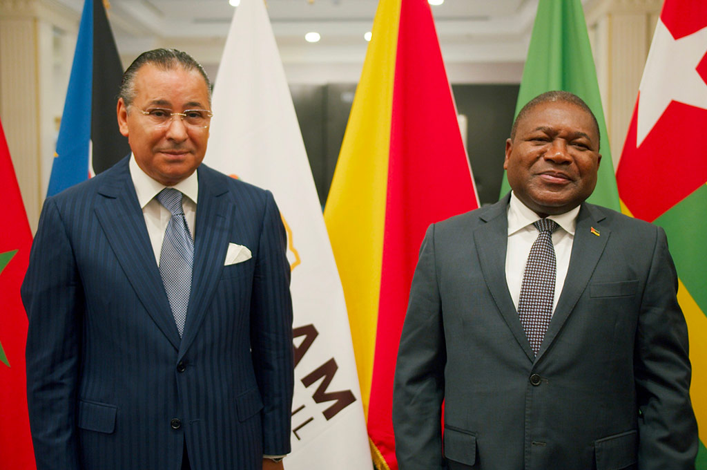 Chairman Kamel Ghribi with  H.E. Filipe Nyusi, President, Republic of Mozambique